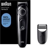 BRAUN - Baardtrimmer BT3400 - Ontharingsapparaat - Zwart - Kunststof
