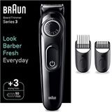 Braun Series 3 Bt3410 Baardtrimmer, Trimmer/Tondeuse Voor Heren, Tondeuse Met Ultrascherp Lemmet, 40 Lengte-Instellingen, 50 Minuten Draadloze Looptijd, Vaderdagcadeau