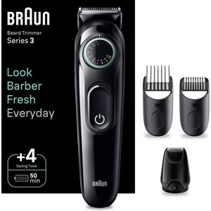 Braun Baardtrimmer - Series 3 - BT3421 - Trimmer Voor Heren met 50 Minuten Gebruiksduur