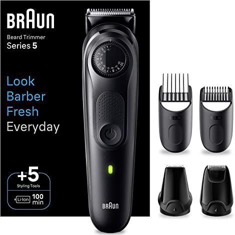 Braun BeardTrimmer 5 BT5430 baardtrimmer Batterij/Accu 40 2 cm Nat en droog Zwart