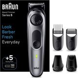 Braun BeardTrimmer 5 80708228 baardtrimmer Batterij/Accu 40 2 cm Zwart, Grijs