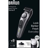 Braun BeardTrimmer 7 BT7420 Batterij/Accu 40 2 cm Zwart, Grijs