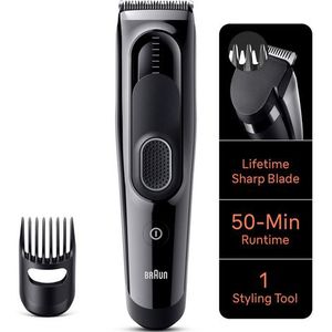 Braun - HC5310 - Haartrimmer - Zwart - Draadloos - 50 minuten gebruiksduur