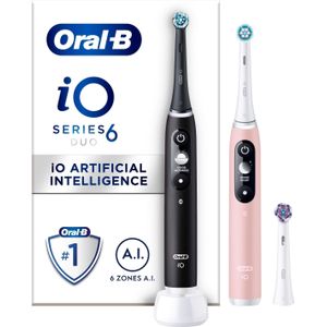 Oral-B iO Series 6N Duo Pack Zwart + Roze