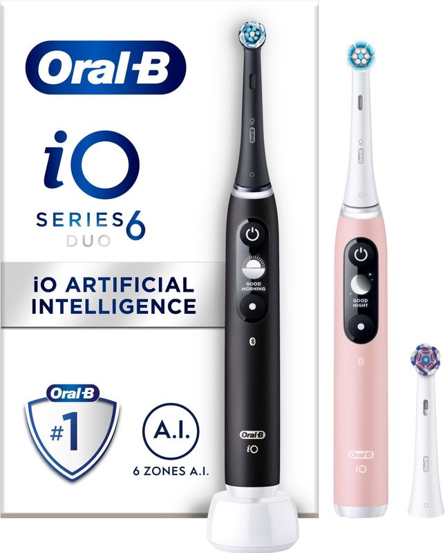 Oral-B iO 6 Elektrische Tandenborstel - Zwart en Roze