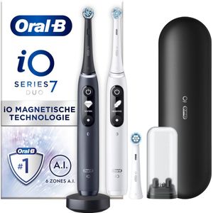 Oral-B iO 7 Elektrische Tandenborstels - Zwart en Wit