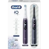 Oral-B iO 8 - Paars En Zwart - Elektrische Tandenborstels - Duopack