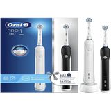 Oral-B Pro 1 790 Sensitive Elektrische tandenborstels - 2 stuks - zwart wit