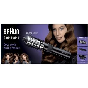 Braun - Satin Hair 3 - Krulborstel - Zwart - Keramische Coating