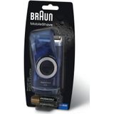 Braun - MobileShave - Ontharingsapparaat - Zwart/Blauw - RVS
