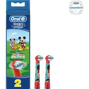 Oral B Kids Stages Power Met Disneyfiguren Opzetborstel (2 Stuks)