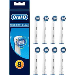 Oral-B Precision Clean Vervangende Tandenborstelkoppen voor elektrische tandenborstel, oplaadbaar, 8 stuks