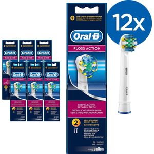 Oral-B Floss Action - Opzetborstels - 12 stuks