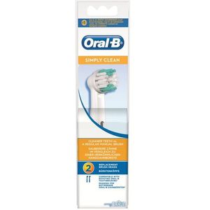Oral-B Simply Clean - Opzetborstels - 2 stuks