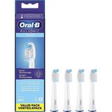 Oral-B Pulsonic SR32-4 - Opzetborstels - 4 stuks - Wit