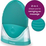 Beurer - FC 52 Laguna - Gezichtsreinigingsborstel - Oplaadbaar - Waterbestendig - Incl. netadapter