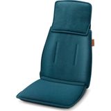 Beurer MG 330 Shiatsu-massage stoelbekleding; 3 massagezones en 2 intensiteiten; diepwerkende massage voor nek; boven- en onderrug; hand-simulerende massage in het nekgedeelte; petrol