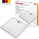 Beurer GS 120 Kompakt Rechthoek Wit Elektronische weegschaal
