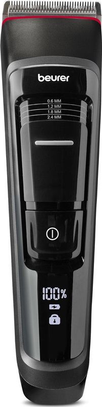 Beurer - MN5X - Tondeuse - Zwart - Inclusief 6 Opzetstukken - Draadloos - LED-display