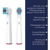Beurer - TB 30/TB 50 - Opzetborstel - 2 Lengtes - Met Beschermkap