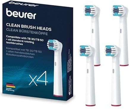 Beurer Bürstenkopf Clean für TB 30/ 50 4 St. 1 St Zahnbürste