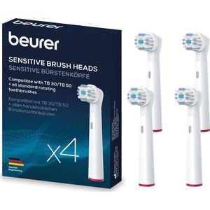 Beurer - Opzetbostels Sensitive - Compatibel met Oral-B - 4 Stuks
