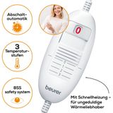 Beurer HK 42 Supercosy Warmtekussen (bijzonder Zacht Oppervlak met 3 Temperatuurstanden Voor Rug en Nek)