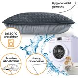 Warmtekussen - Zwart - Stof