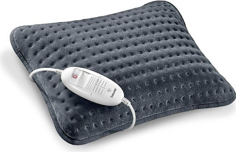 Warmtekussen - Zwart - Stof