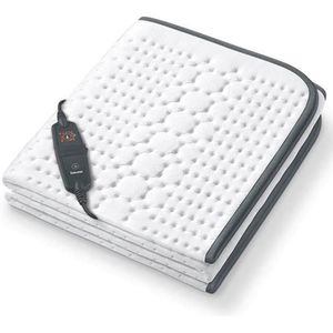 Beurer UB 60 Elektrisch onderdeken 60 W Wit Fleece