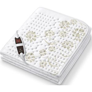 Beurer - UB 60 - Elektrische Deken - Wit - Fleece - 4 Warmtestanden