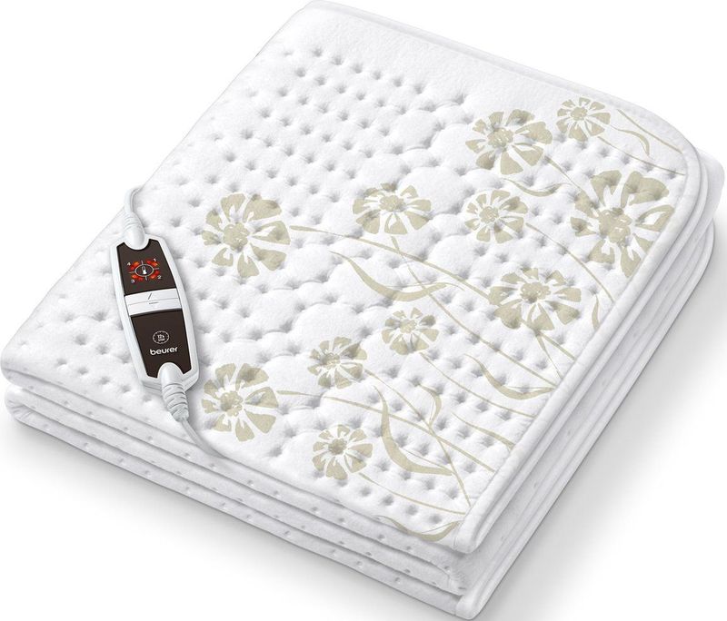 Beurer - UB 60 - Elektrische Deken - Wit - Fleece - 4 Warmtestanden