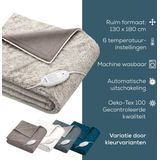 Beurer Warmtedeken Nordic Test: zeer goed Luxe elektrische bovendeken Ultrazachte Nordic fleece HD 75 Taupe