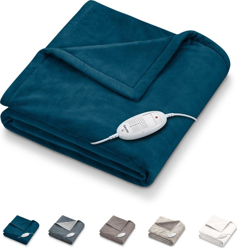 Beurer HD75OC - Elektrische Deken Blauw