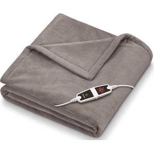 Beurer - HD 150 XXL - Elektrische Deken - Taupe - Zacht Fleece