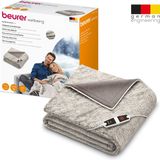 Beurer - HD 150 XXL - Elektrische Deken - Taupe Mix - Ultrazachte Nordic Fleece