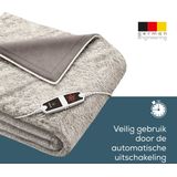 Beurer - HD 150 XXL - Elektrische Deken - Taupe Mix - Ultrazachte Nordic Fleece