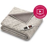 Beurer - HD 150 XXL - Elektrische Deken - Taupe Mix - Ultrazachte Nordic Fleece