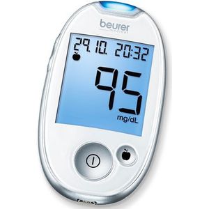 Beurer - GL 44 - Bloedglucosemeter - Wit - mmol/l