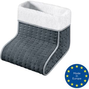 Beurer - FW 20 - Elektrische Voetenwarmer - Grijs - Fleece/Teddy