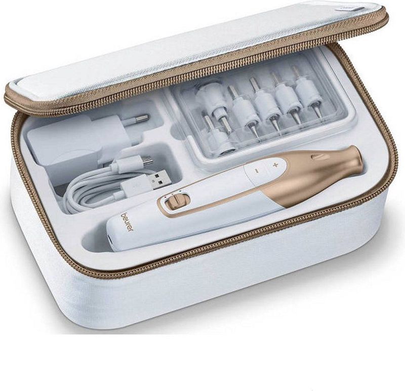 Beurer - MP 64 - Elektrische Manicure & Pedicure Set - Draadloos - Professionele Opzetstukken