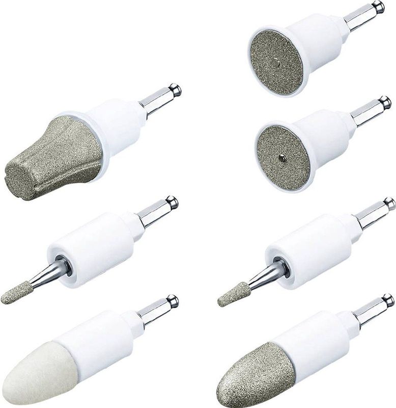 Beurer MP 41 Manicure- en pedicure opzetstukken - Set van 7 opzetstukken van saffier en vilt