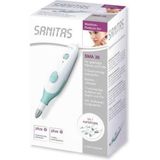 Sanitas - SMA 36 - Elektrische Manicure en Pedicure Set - Wit/Groen - 7 Opzetstukken, 2 Standen, Links- en Rechtsdraaiend