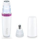 Beurer HL 16 Rasoir électrique visage pour femmes, permet d'enlever les poils du visage, du nez et des oreilles & pour former et dessiner les sourcils, pratique aussi en déplacement
