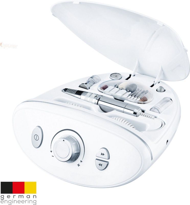 Beurer - MP 100 - Elektrisch Manicure/Pedicure-Station - 10 Opzetstukken - Professioneel Gebruik