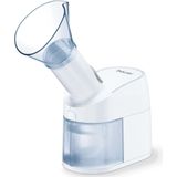 Beurer SI 40 Inhalator - Stoomverdamper - Stomer - Vernevelaar - Verlicht bij verkoudheid/griep - Ca. 43 °C - Incl. masker voor mond en neus en aromamasker - Zeer stil - Automatisch aan/uit - 3 Jaar garantie