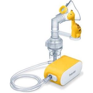 Beurer IH 58 Kids inhalator voor het vernevelen van vloeibare medicijnen, voor een effectieve inhalatie bij kinderen, met hoog vernevelingsvermogen en een korte inhalatietijd