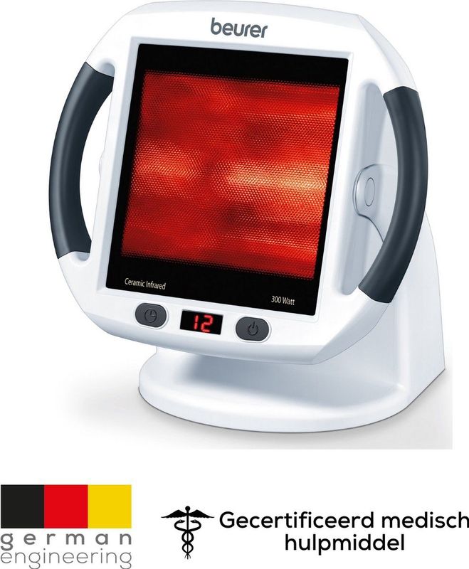 Beurer IL50 - Infraroodlamp - Timer - 300 Watt - Groot oppervlak