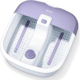 Beurer FB 12 Elektrisch voetenbad - Voetmassage - Trillings- en bubbelmassage - 1 Massage opzetstuk - Tot schoenmaat 50 - Warm water blijft warm - Anti slip - Aftap opening - 60 Watt - 3 Jaar garantie