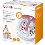 Beurer - FB 35 - Elektrisch Voetenbad - Voetmassage - Trillings-en Bubbelmassage - Aromatherapie - Infrarood Lichtpunten - 3 Opzetstukken voor Pedicure - 3 Jaar Garantie